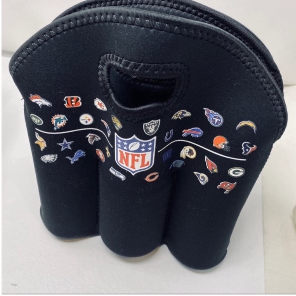Black NFL Neoprene Beer Carrier